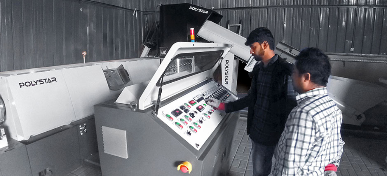 PP film recycling machines in Dubai